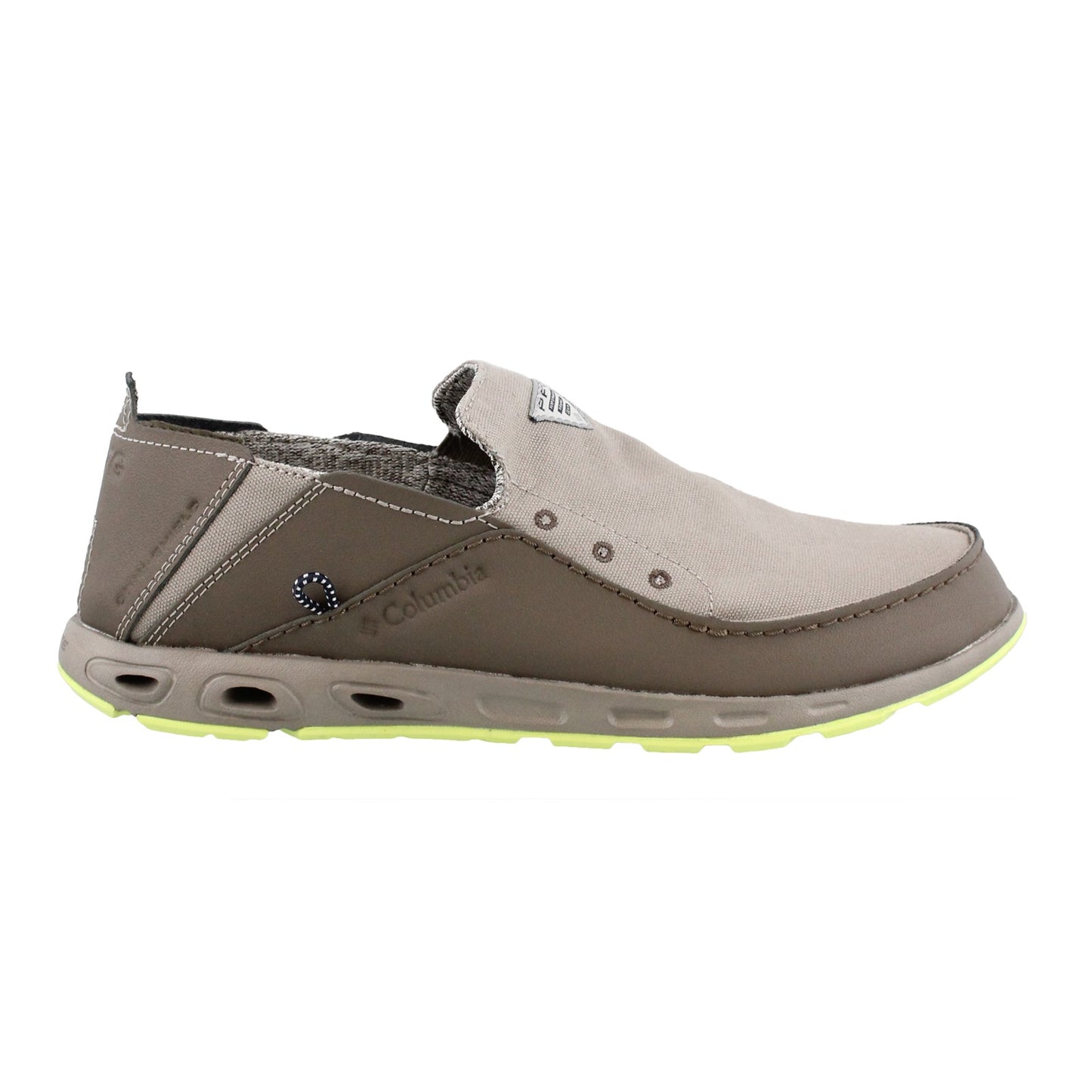 Peltz Shoes Men's Columbia Bahama Vent PFG Slip On - Wide Width KHAKI 1673142-005
