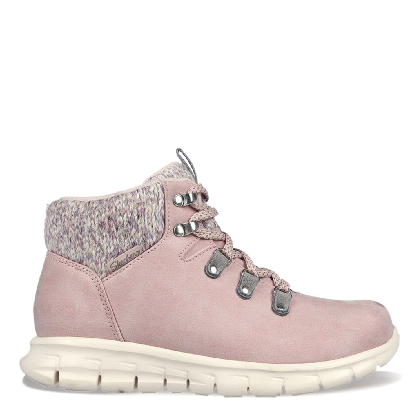 Peltz Shoes Women's Skechers Synergy - Pretty Hiker Boot PINK GREY 167340-PKGY