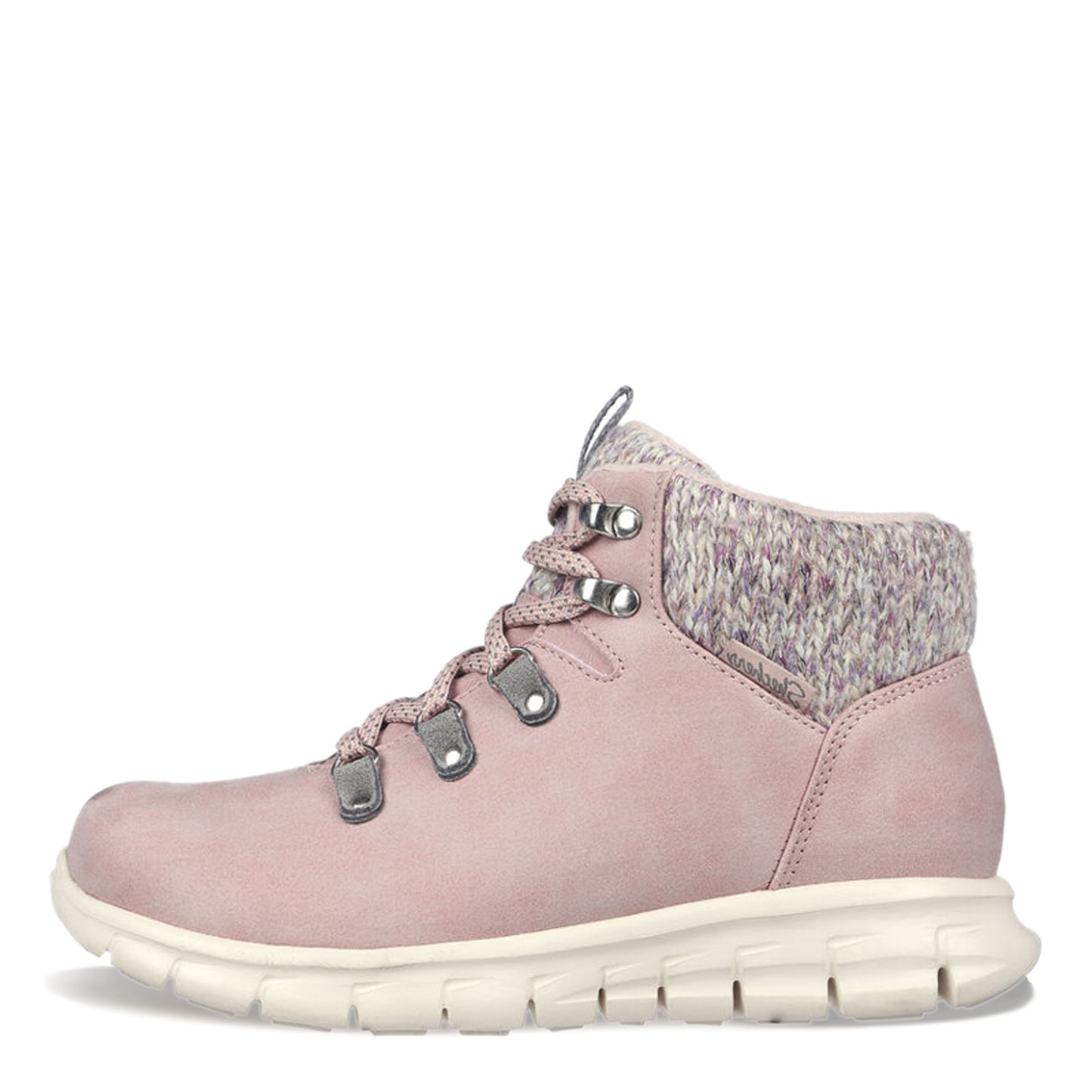 Peltz Shoes Women's Skechers Synergy - Pretty Hiker Boot PINK GREY 167340-PKGY