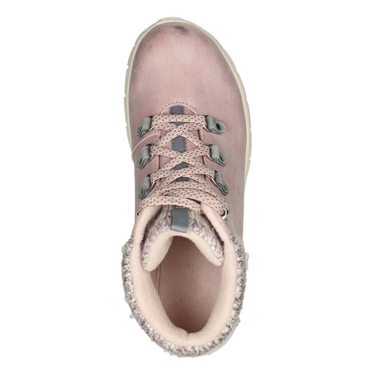 Peltz Shoes Women's Skechers Synergy - Pretty Hiker Boot PINK GREY 167340-PKGY