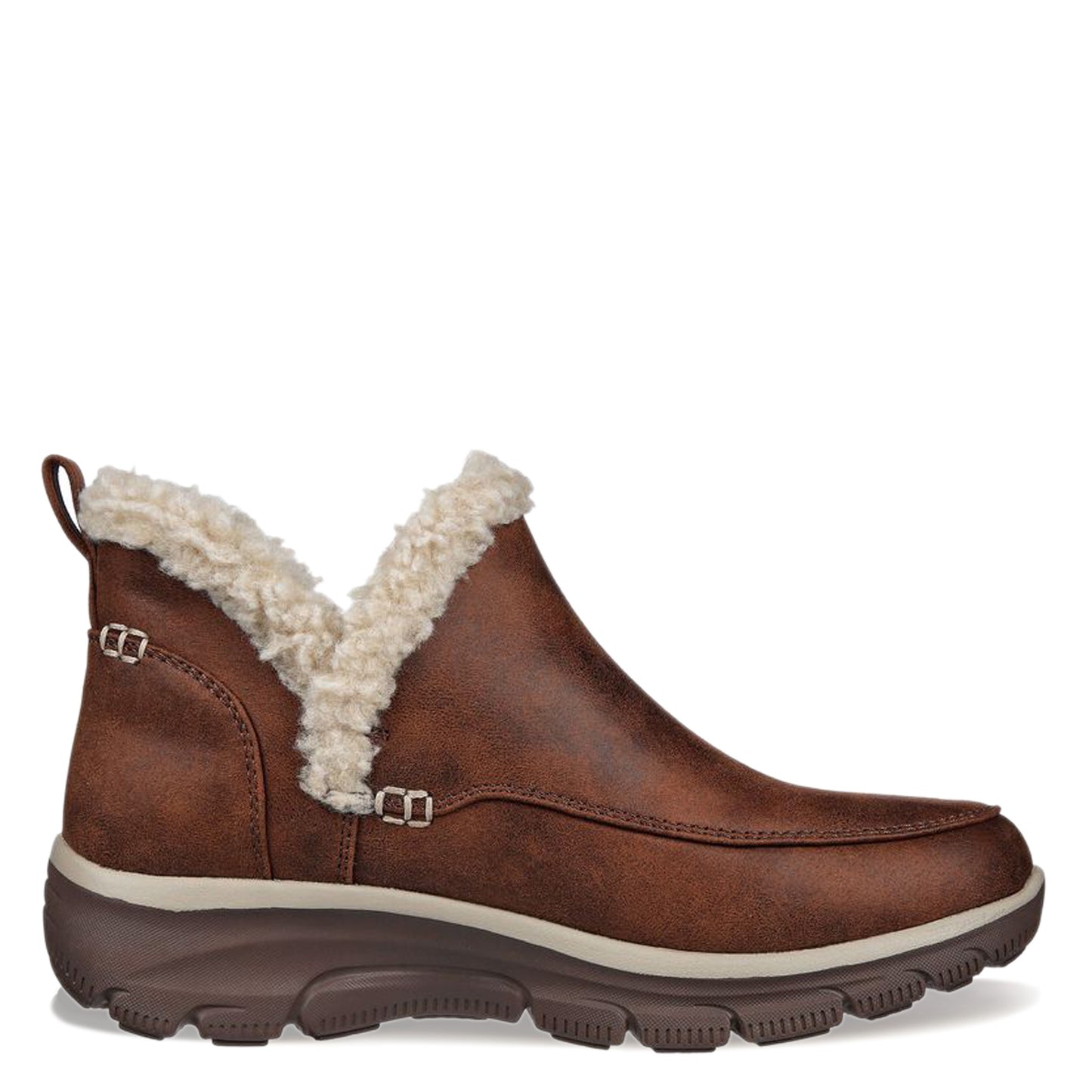 Peltz Shoes Women's Skechers Easy Going - Gold Rush Boot Chocolate 167402-CHOC