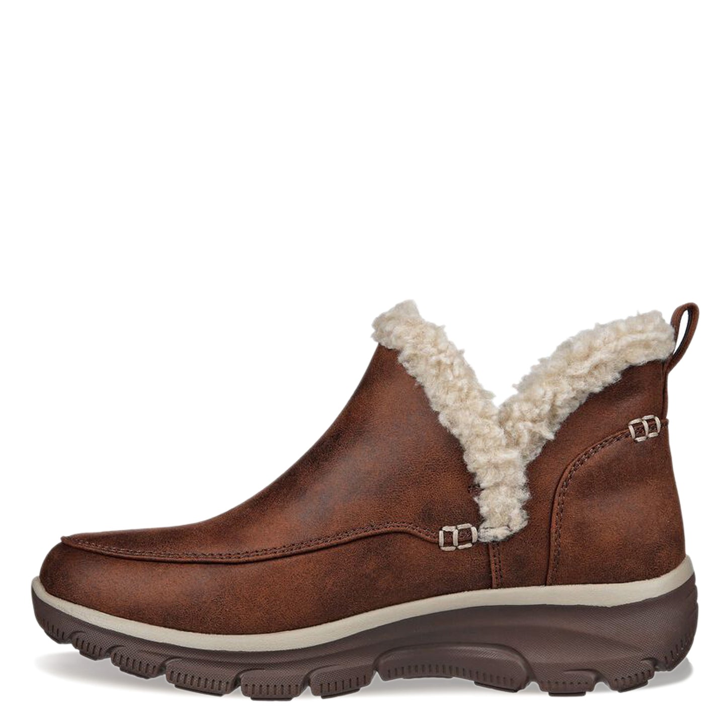 Peltz Shoes Women's Skechers Easy Going - Gold Rush Boot Chocolate 167402-CHOC