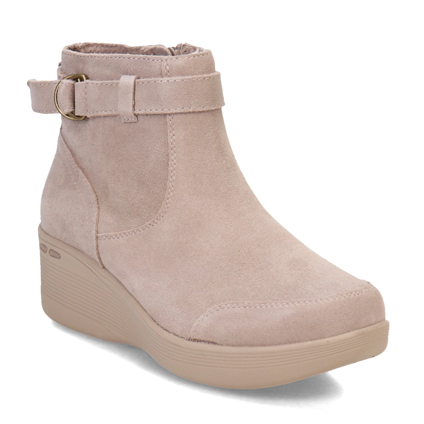 Peltz Shoes Women's Skechers Pier-Lite - Night Valley Boot Taupe 167579-TPE