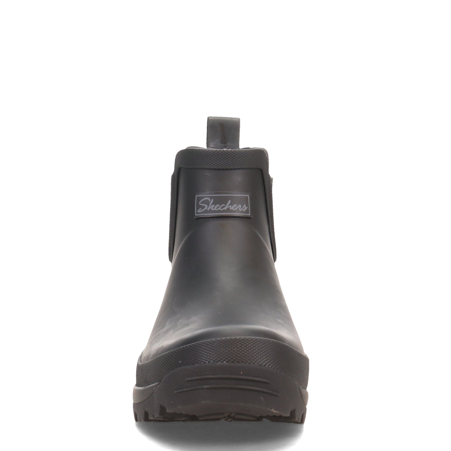 Peltz Shoes Women's Skechers Rugged Rain Boot Black 167590-BBK