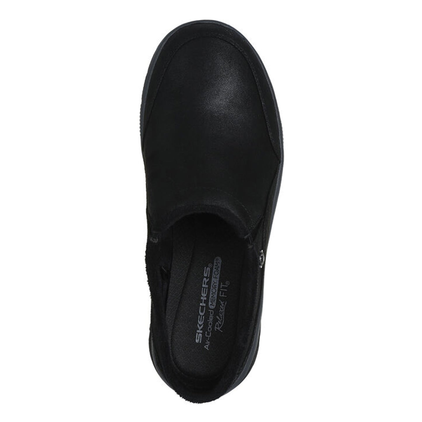 Peltz Shoes Women's Skechers Relaxed Fit: Easy Going - Latte 2 Clog Black 167870-BLK