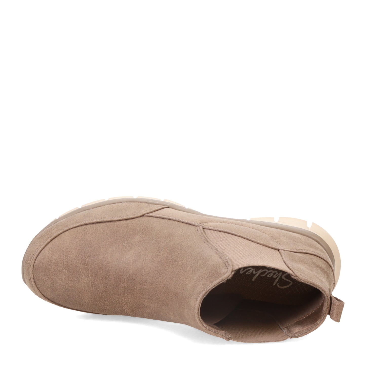 Peltz Shoes Women's Skechers Synergy Chelsea Boot Taupe 167934-TPE