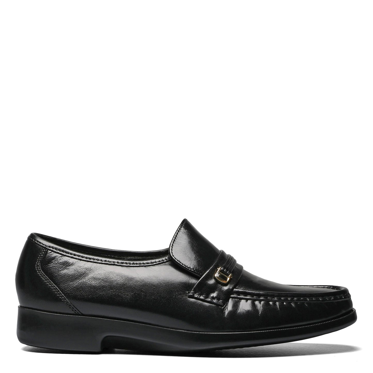 Peltz Shoes Men's Florsheim Riva Poly Slip-On BLACK 17088-01