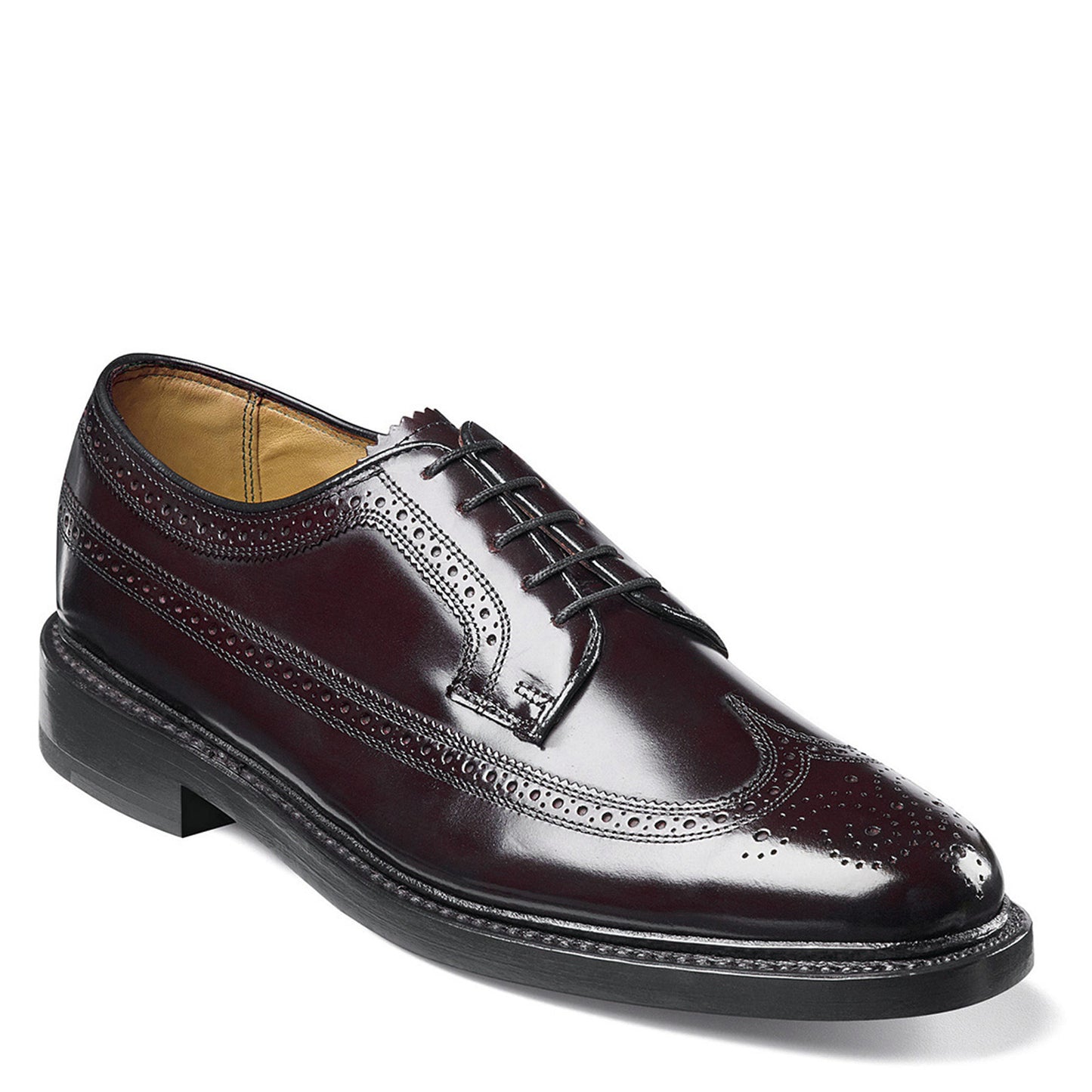 Peltz Shoes Men's Florsheim Kenmoor Wingtip Oxford BURGUNDY 17109-05