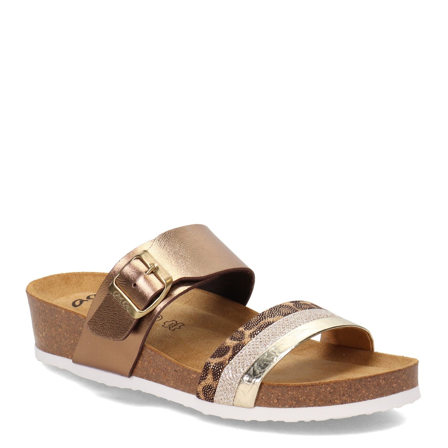 Peltz Shoes Women's ara Bonnie Sandal GOLD 17280-06