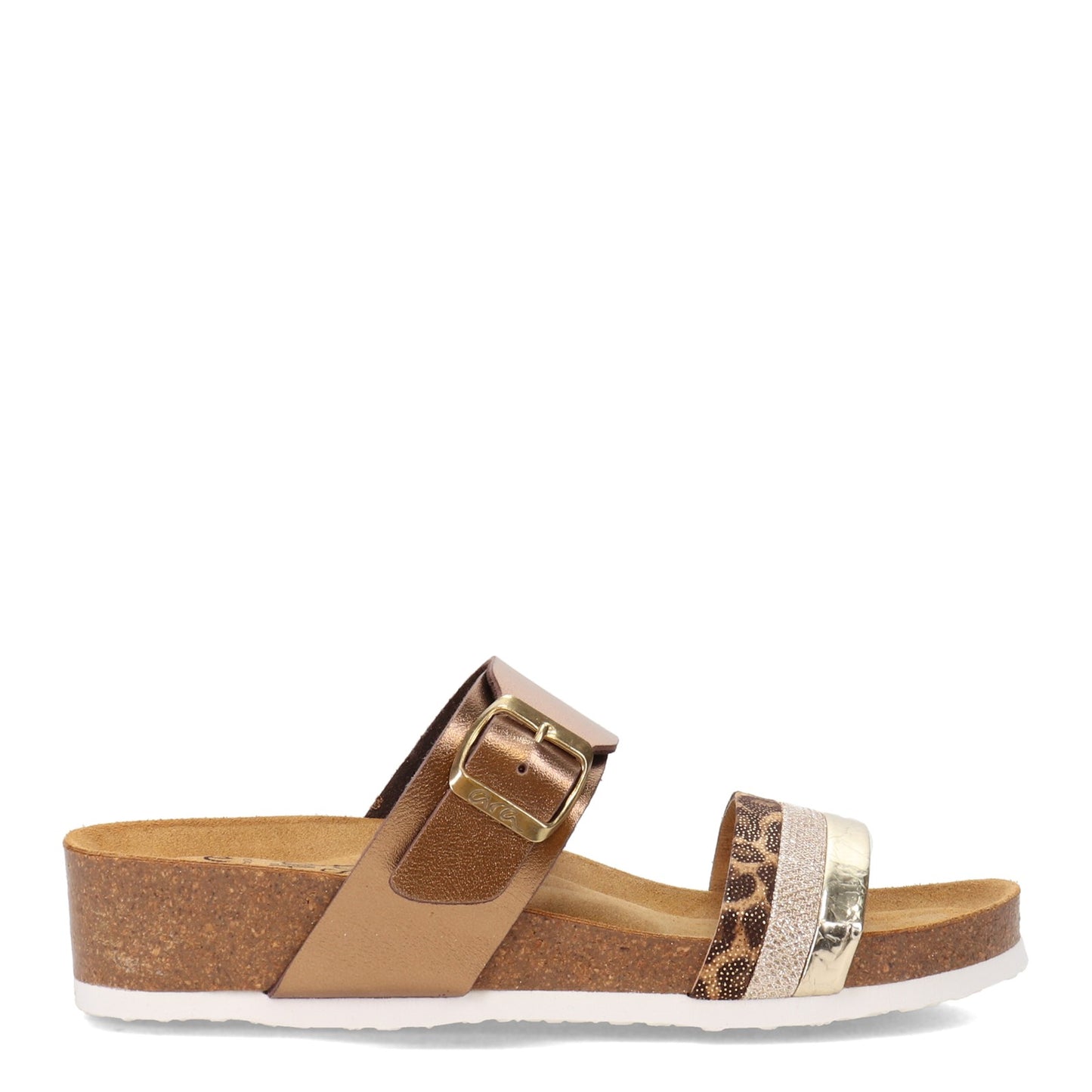 Peltz Shoes Women's ara Bonnie Sandal GOLD 17280-06