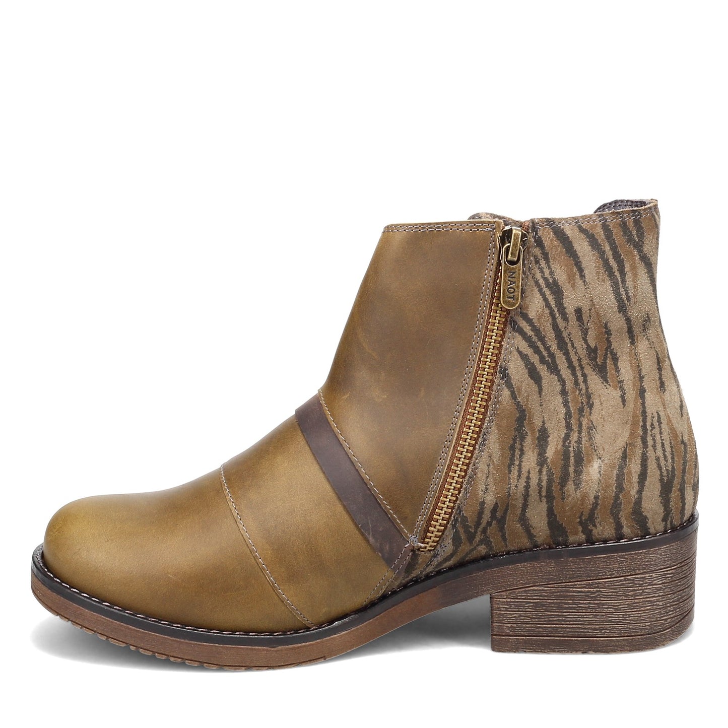Peltz Shoes Women's Naot Emerald Boot OLIVE 17621-VAS