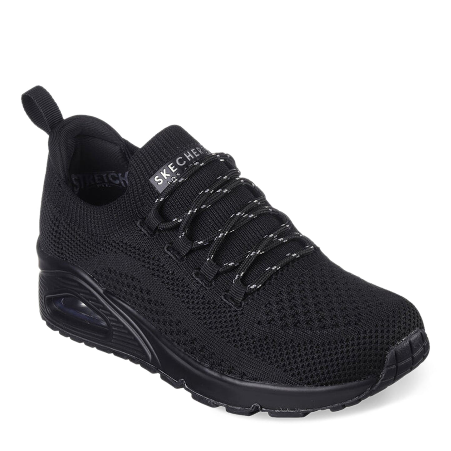 Peltz Shoes Women's Skechers Street Uno - Everywear Sneaker Black 177102-BBK
