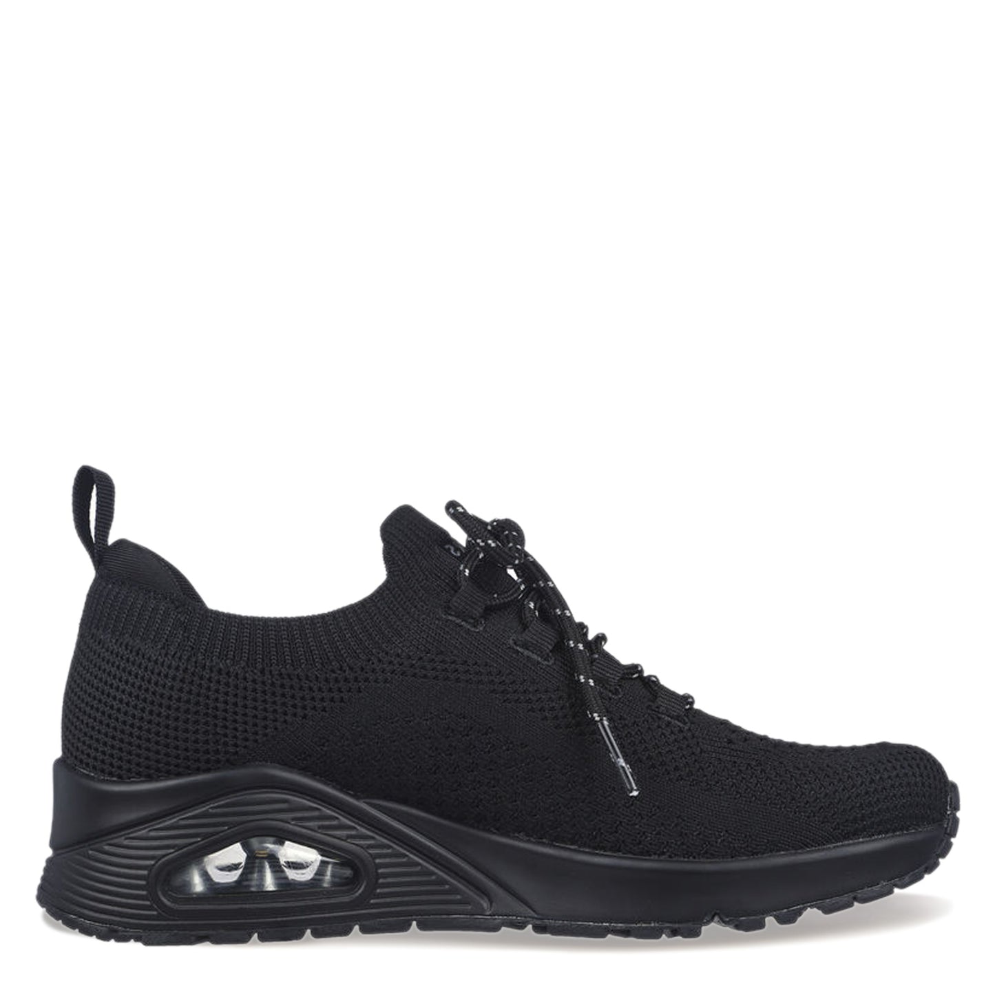Peltz Shoes Women's Skechers Street Uno - Everywear Sneaker Black 177102-BBK