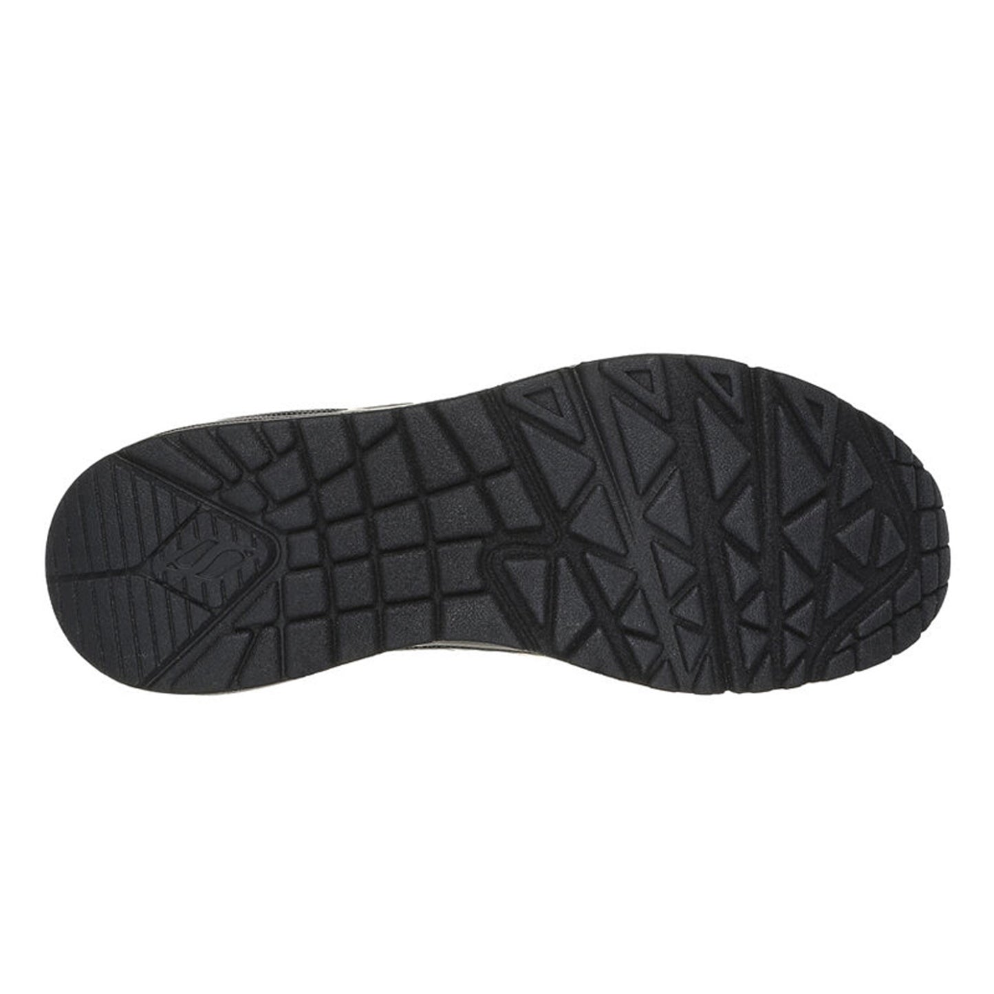 Peltz Shoes Women's Skechers Street Uno - Dark Light Sneaker Gunmetal 177127-GUMT