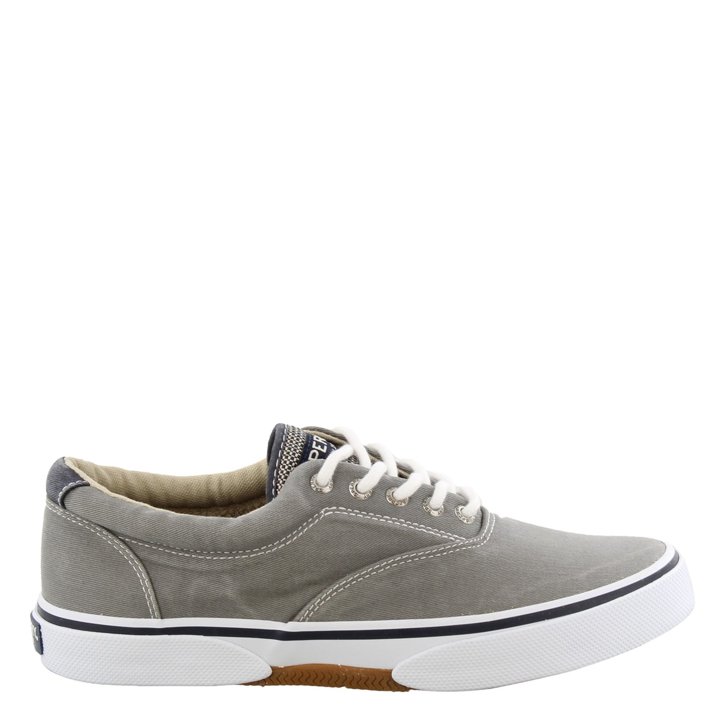 Peltz Shoes Men's Sperry Halyard Sneaker GRAY 1772706
