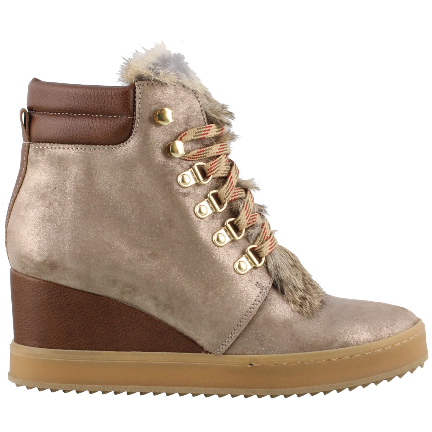 Peltz Shoes Women's Kanna Pamela Boot CHESTNUT 18KI8821