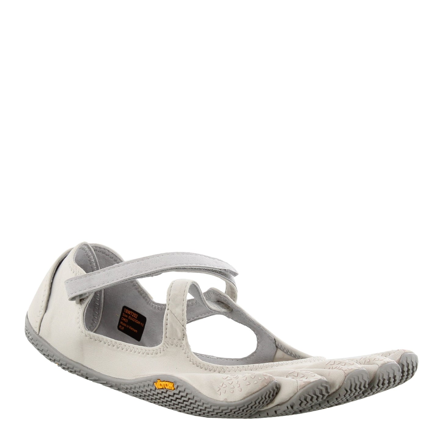 Peltz Shoes Women???s Vibram Five Fingers V-Soul Indoor Training Shoe GRAY 18W7202