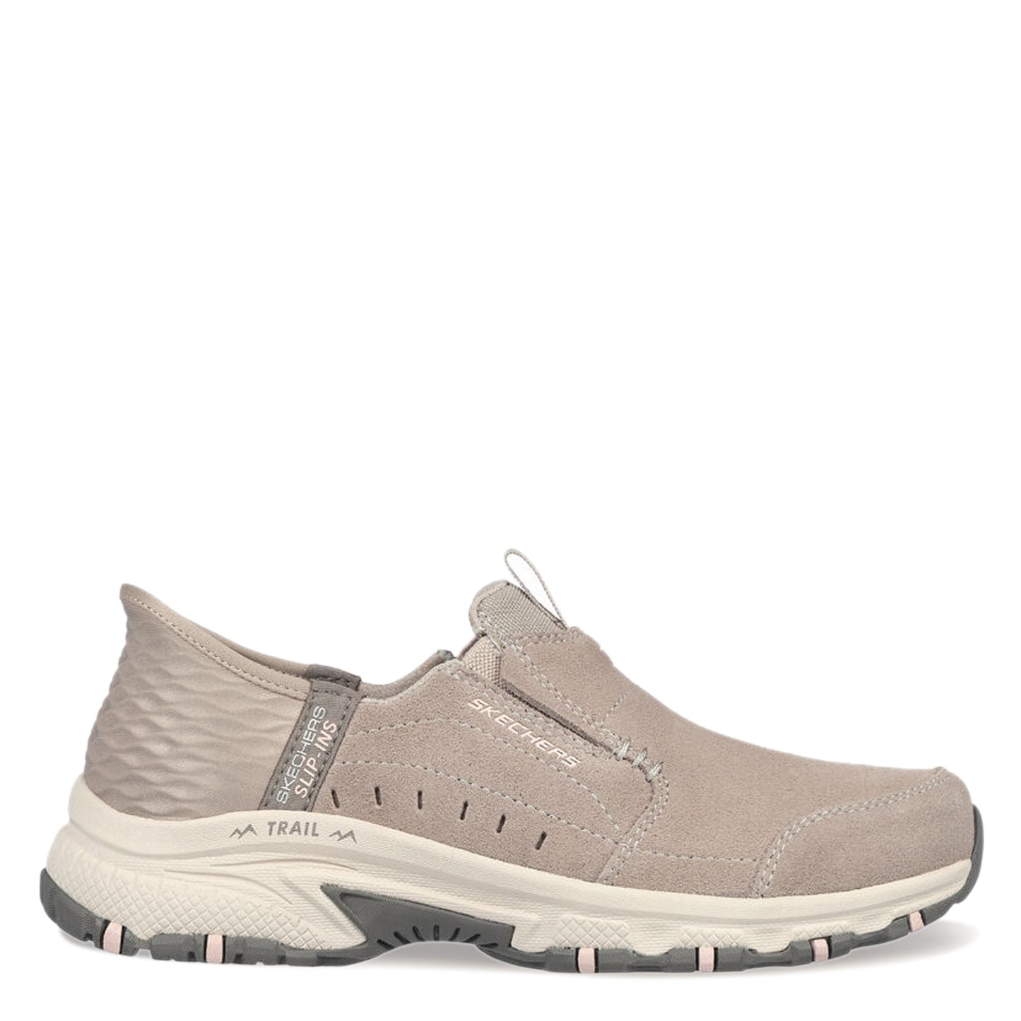 Peltz Shoes Women's Skechers Slip-ins: Hillcrest - Sunapee Sneaker TAUPE 180016-TPE