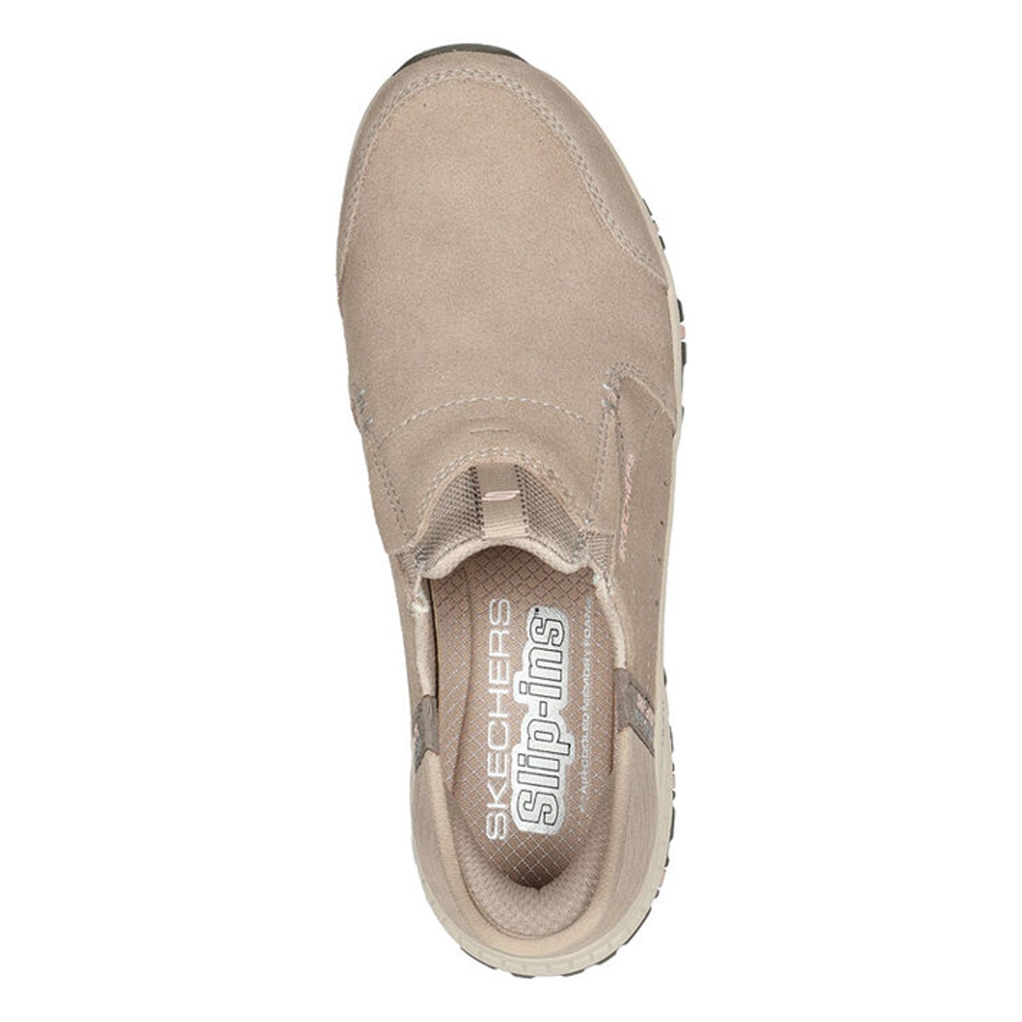 Peltz Shoes Women's Skechers Slip-ins: Hillcrest - Sunapee Sneaker TAUPE 180016-TPE