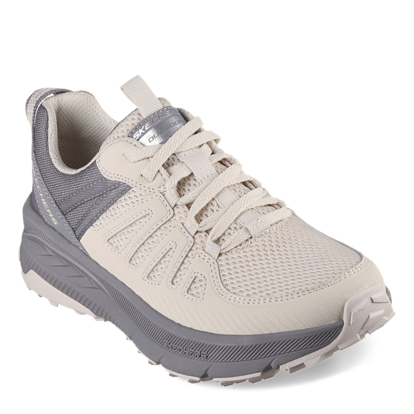 Peltz Shoes Women's Skechers Switch Back – Cascades Hiking Sneaker NATURAL GREY 180162-NTGY