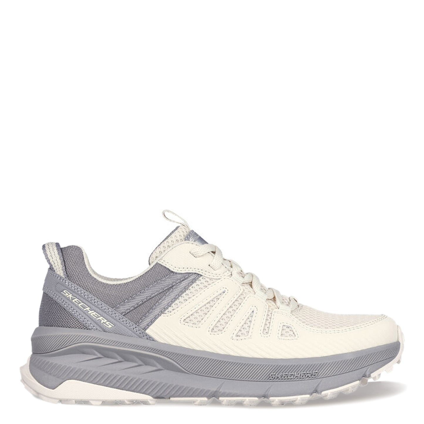 Peltz Shoes Women's Skechers Switch Back – Cascades Hiking Sneaker NATURAL GREY 180162-NTGY