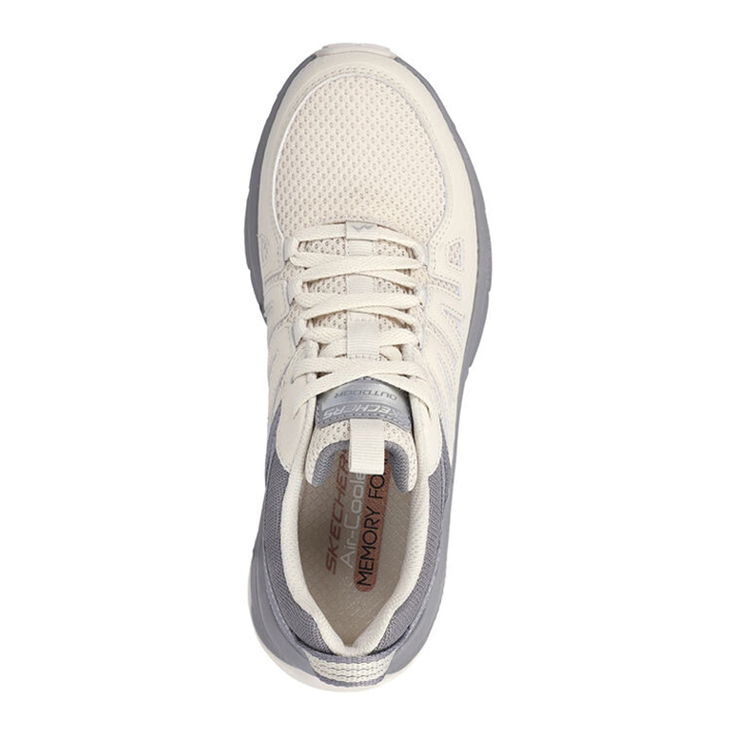Peltz Shoes Women's Skechers Switch Back – Cascades Hiking Sneaker NATURAL GREY 180162-NTGY