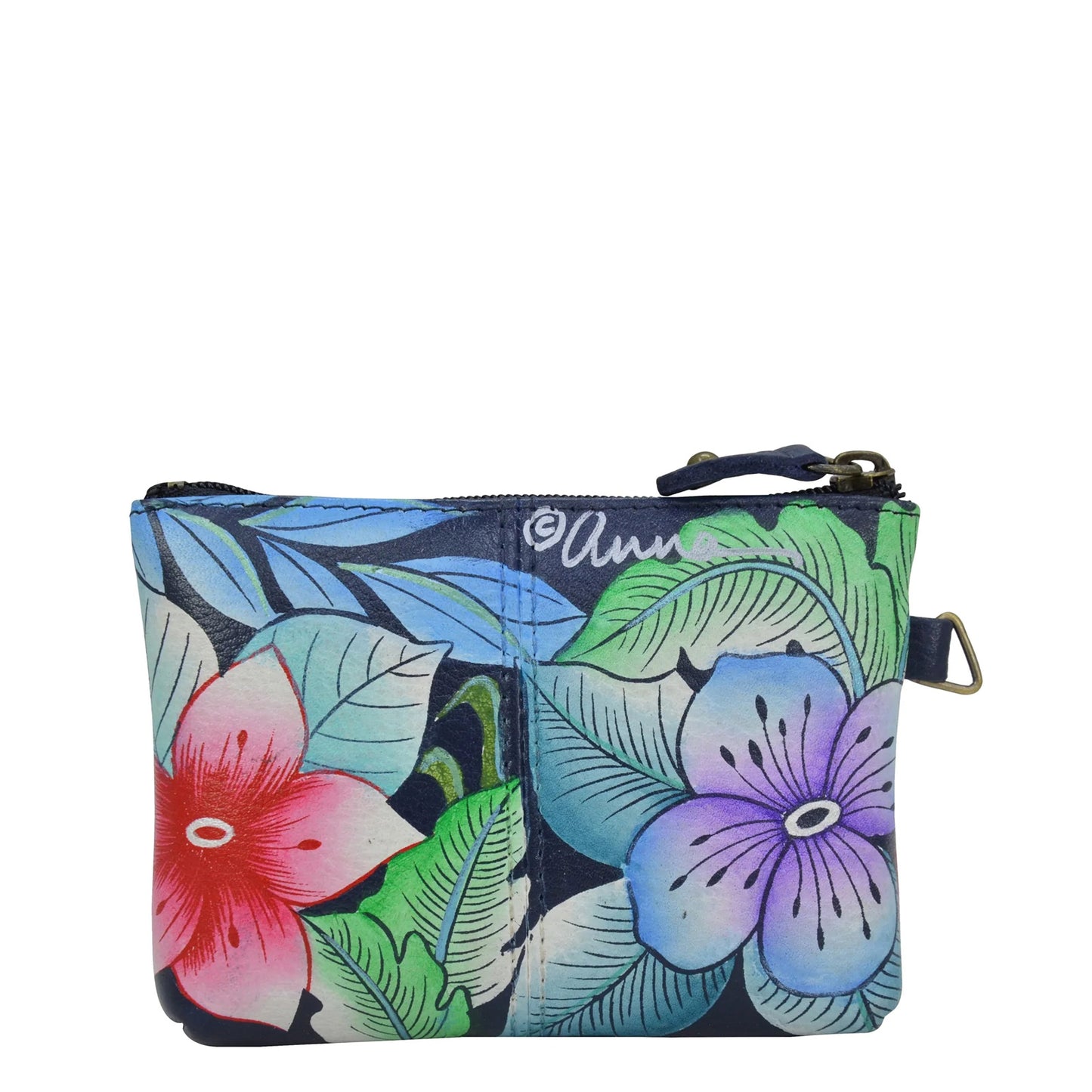 Peltz Shoes Anuschka Coin Pouch Flamingo Fever 1824-FLM