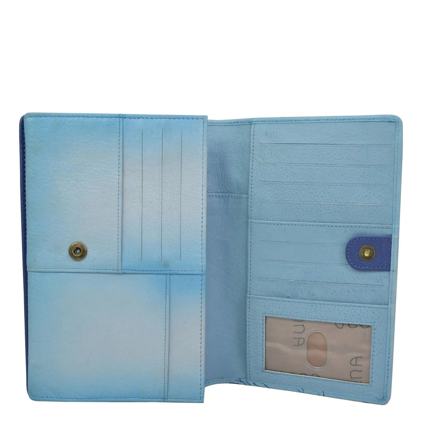 Peltz Shoes Women's Anuschka Organizer Wallet On a String Treasures of the Reef 1834-TRE