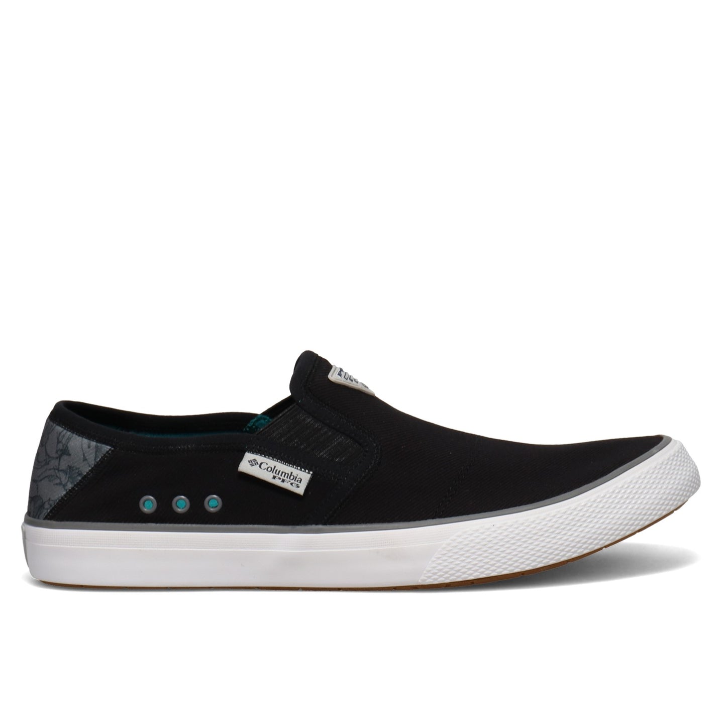 Peltz Shoes Men's Columbia Slack Tide Slip-On PFG Sneaker BLACK / GRAY 1939951-010