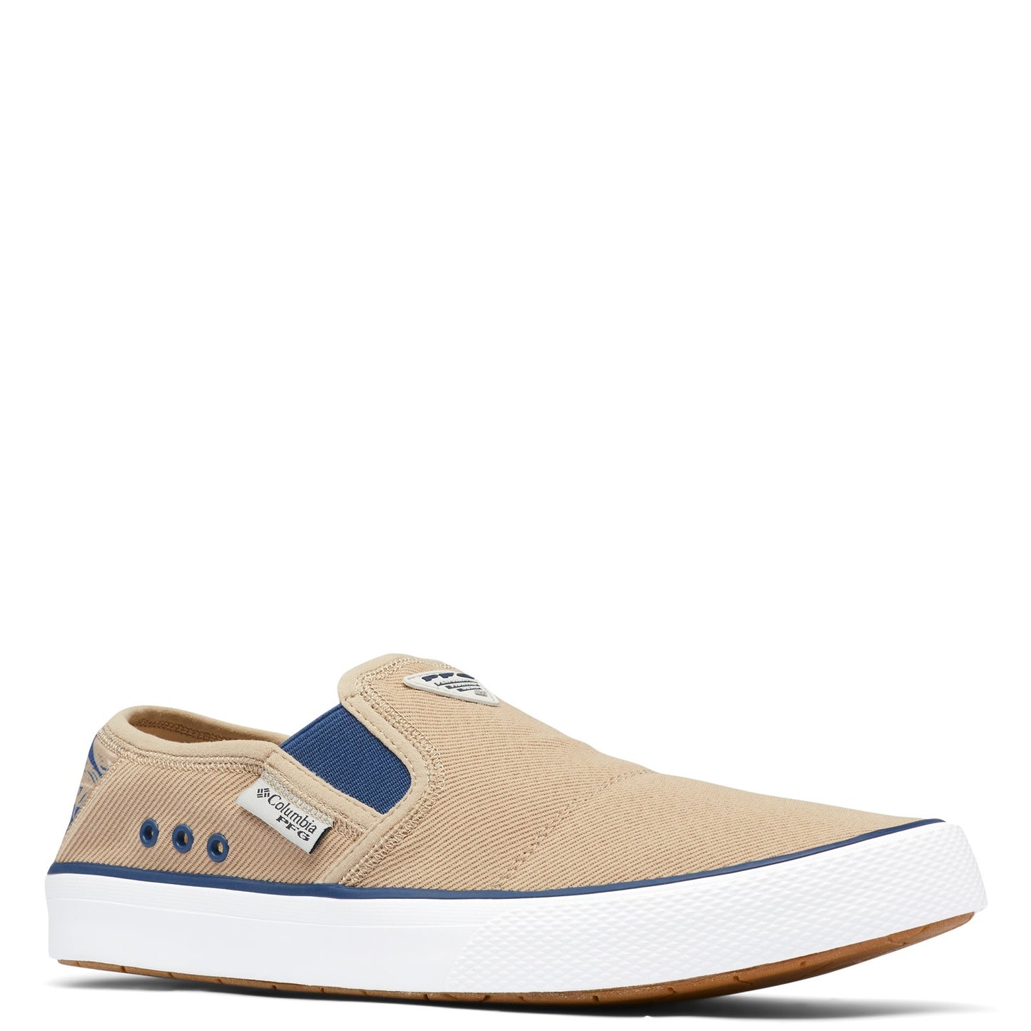 Peltz Shoes Men's Columbia Slack Tide Slip-On PFG Sneaker TAN 1939951-217