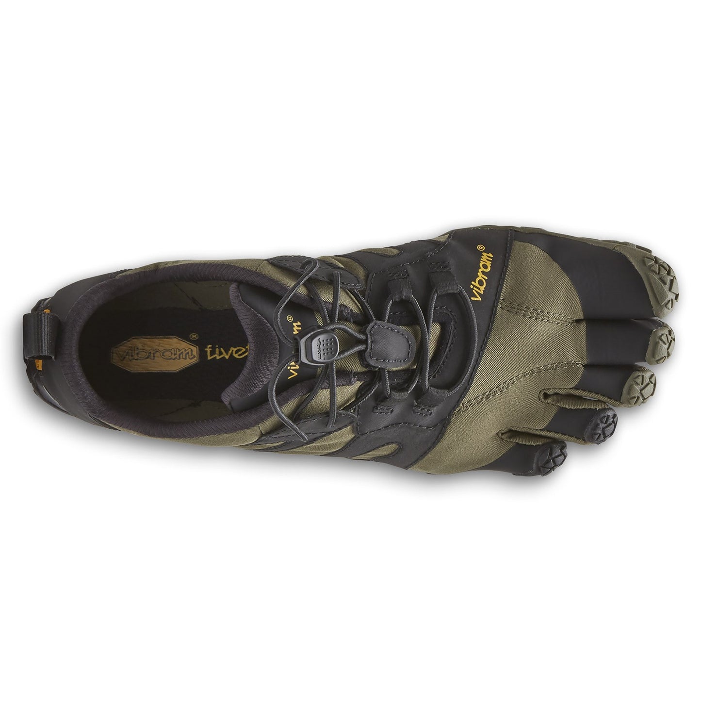 Peltz Shoes Men's Vibram FiveFingers V-Trail 2.0 Running Shoe KHAKI 19M7602