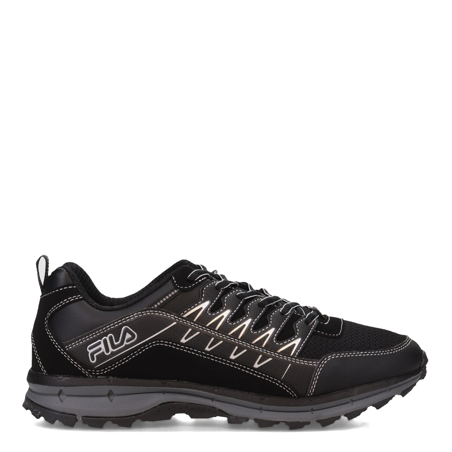 Peltz Shoes Men's Fila Evergrand TR 21.5 Trail Running Shoe BLACK 1JM01574-010
