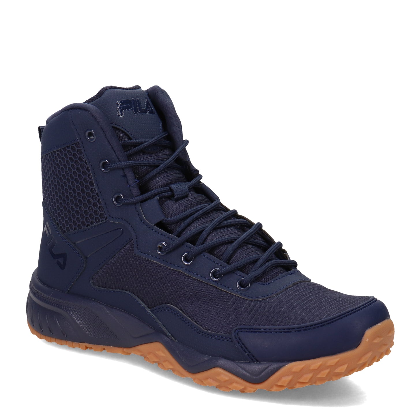 Peltz Shoes Men's Fila Chastizer Work Boot NAVY 1LM00358-466