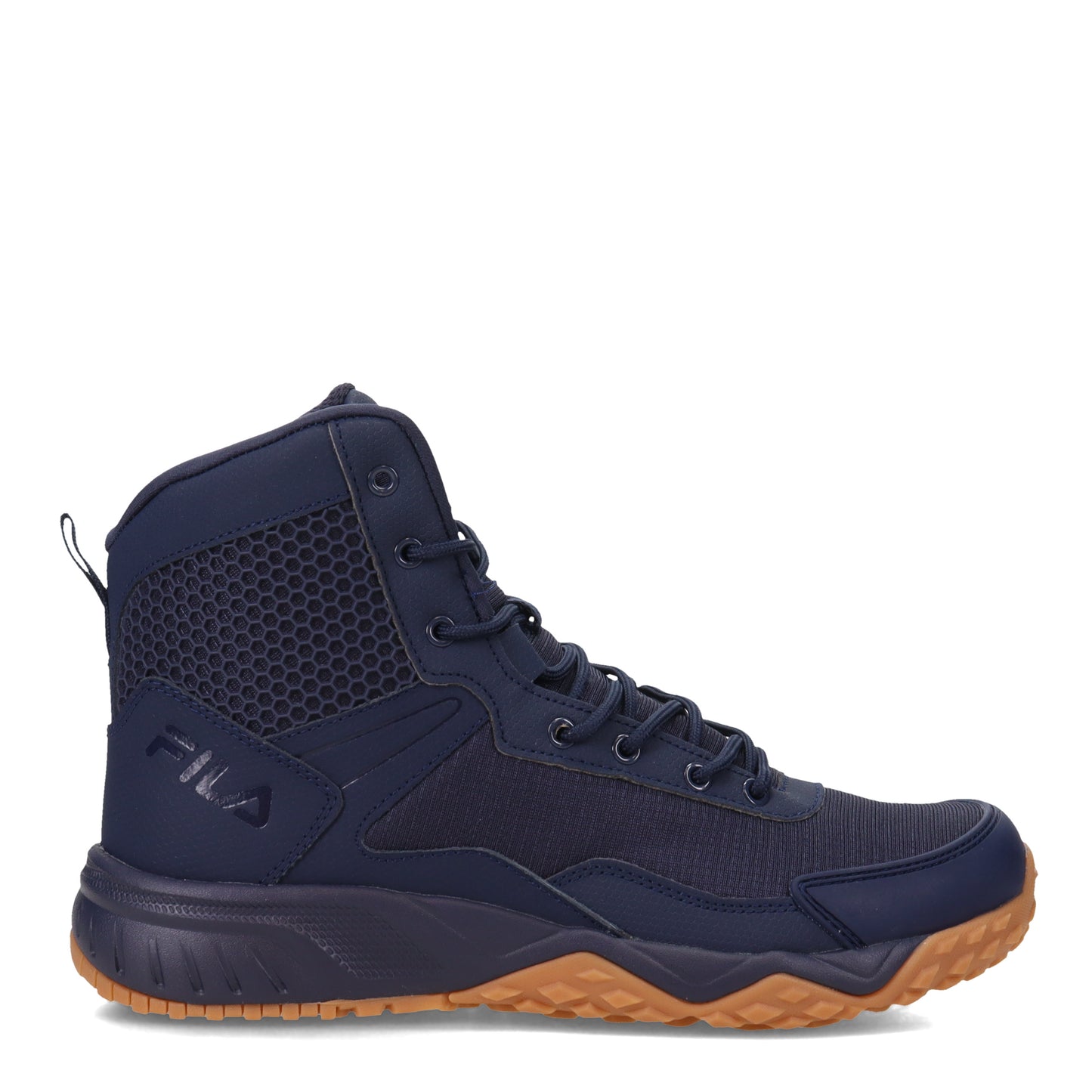Peltz Shoes Men's Fila Chastizer Work Boot NAVY 1LM00358-466