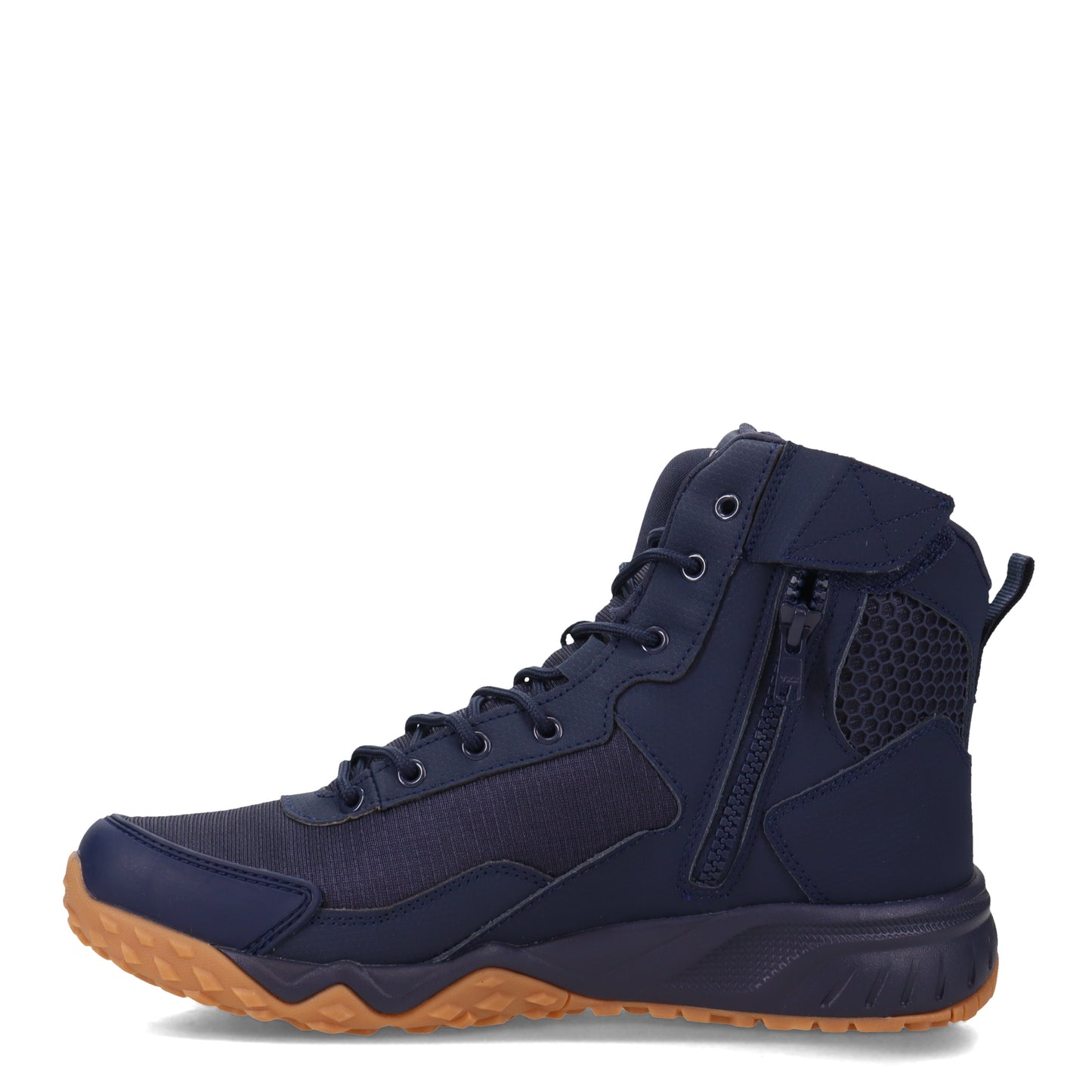 Peltz Shoes Men's Fila Chastizer Work Boot NAVY 1LM00358-466