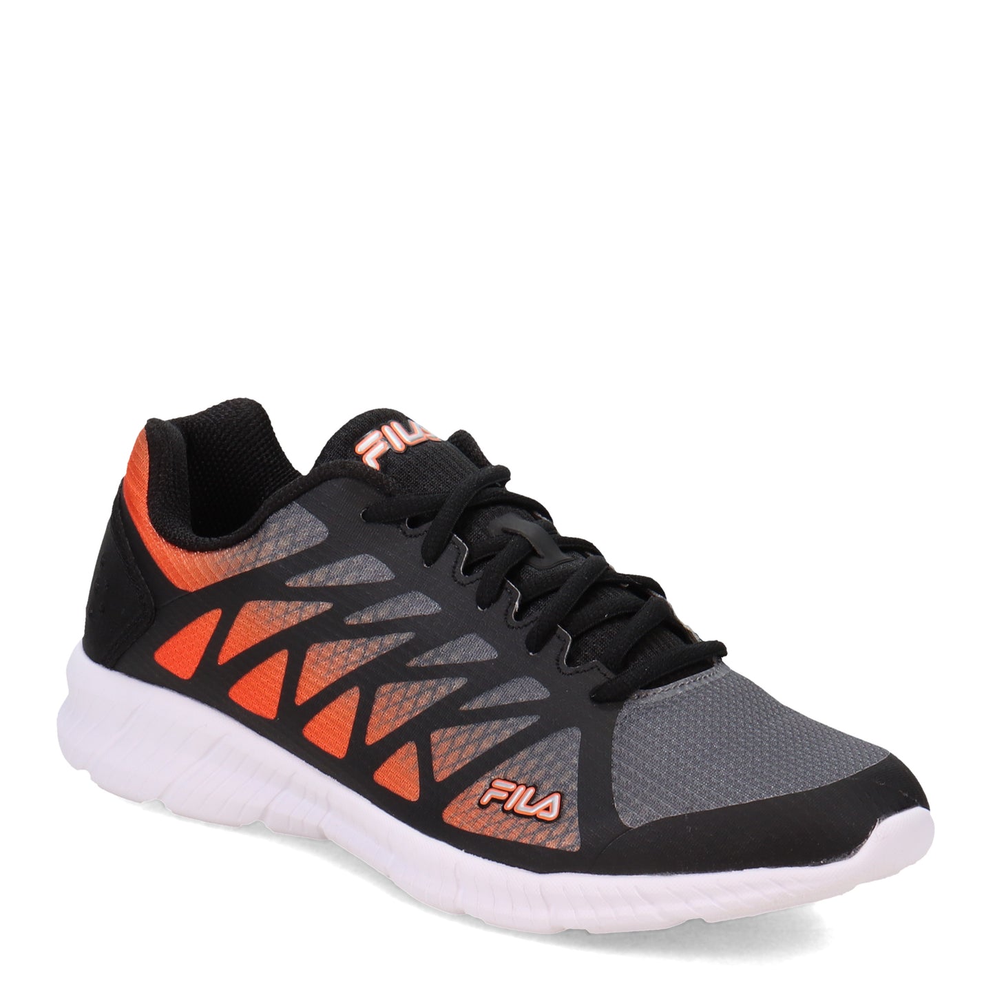 Peltz Shoes Men's Fila Memory Fantom 6 Trail Running Shoe BLACK 1RM01628-006