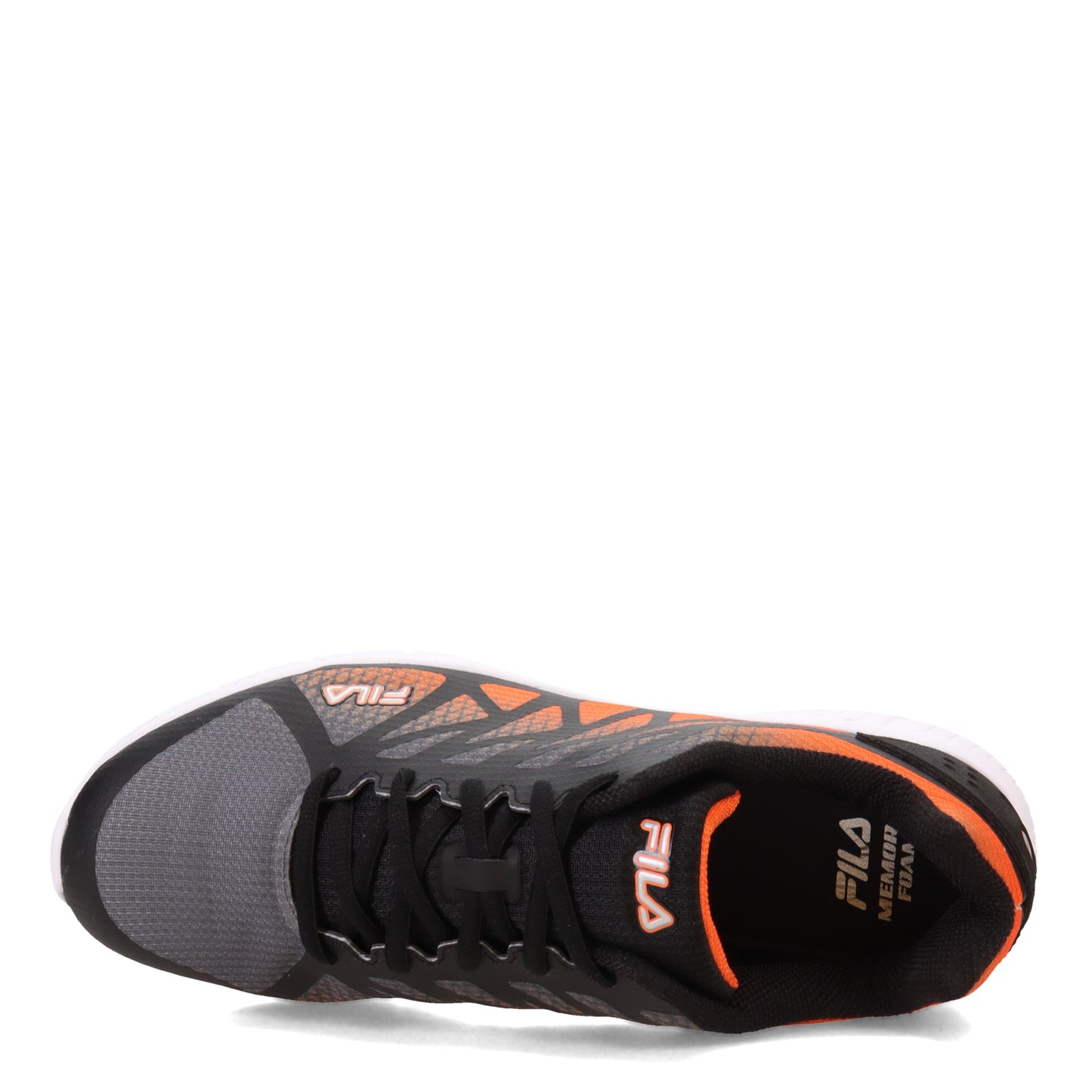 Peltz Shoes Men's Fila Memory Fantom 6 Trail Running Shoe BLACK 1RM01628-006