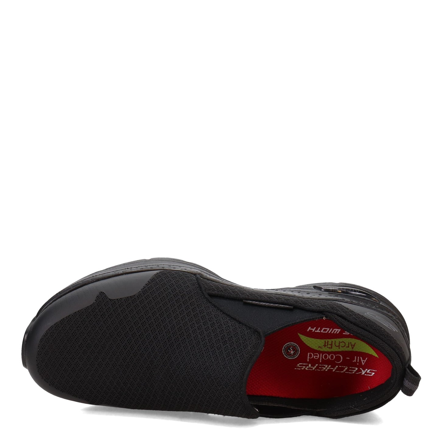 Peltz Shoes Men's Skechers Arch Fit SR - Tineid Work Shoe - Wide Width BLACK 200026W-BLK