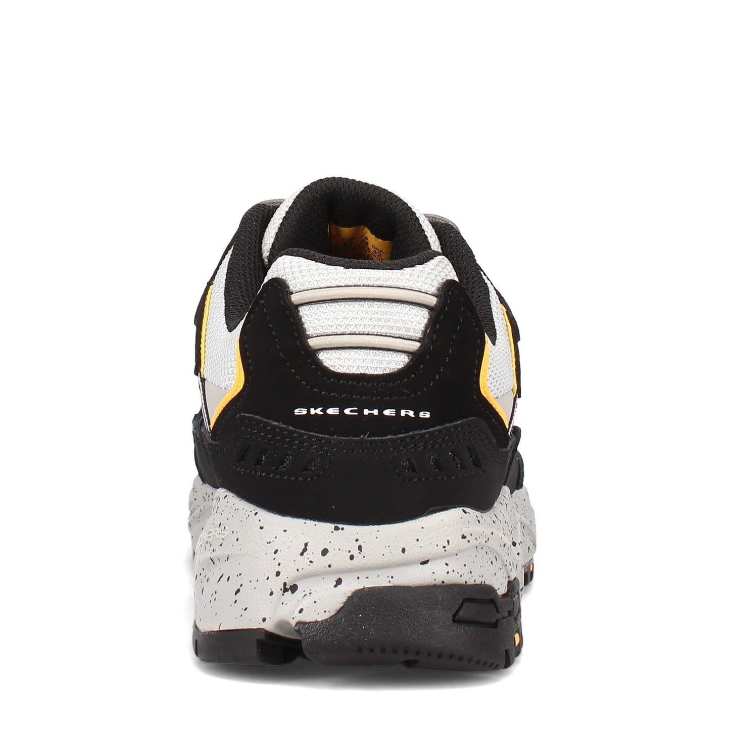 Peltz Shoes Men's Skechers Stamina ST Sneaker BLACK / GRAY 200033-BKGY