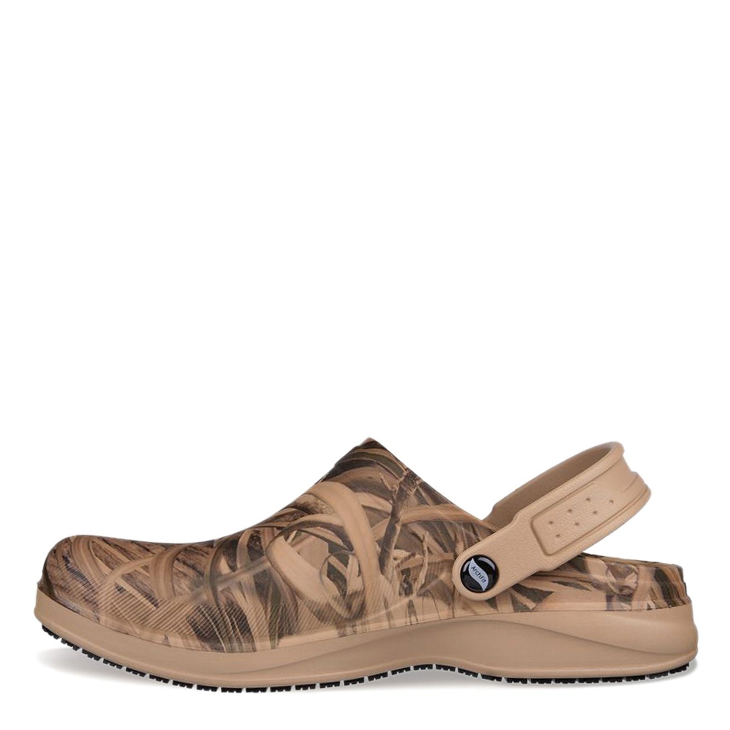 Peltz Shoes Men's Skechers Work Arch Fit: Riverbound SR Clog CAMO 200092-CAMO