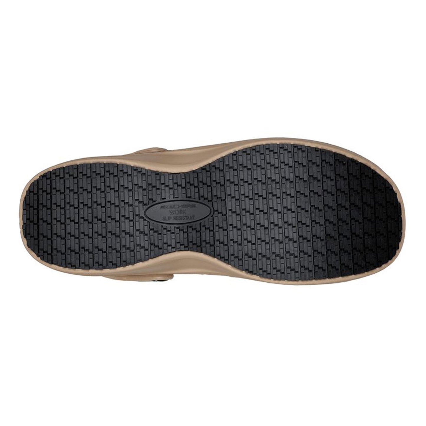 Peltz Shoes Men's Skechers Work Arch Fit: Riverbound SR Clog CAMO 200092-CAMO