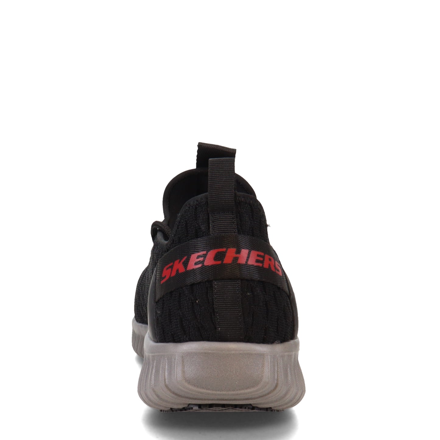 Peltz Shoes Men's Skechers Work Cicades - Korbyn Comp Toe Work Shoe Black Grey 200153-BKGY