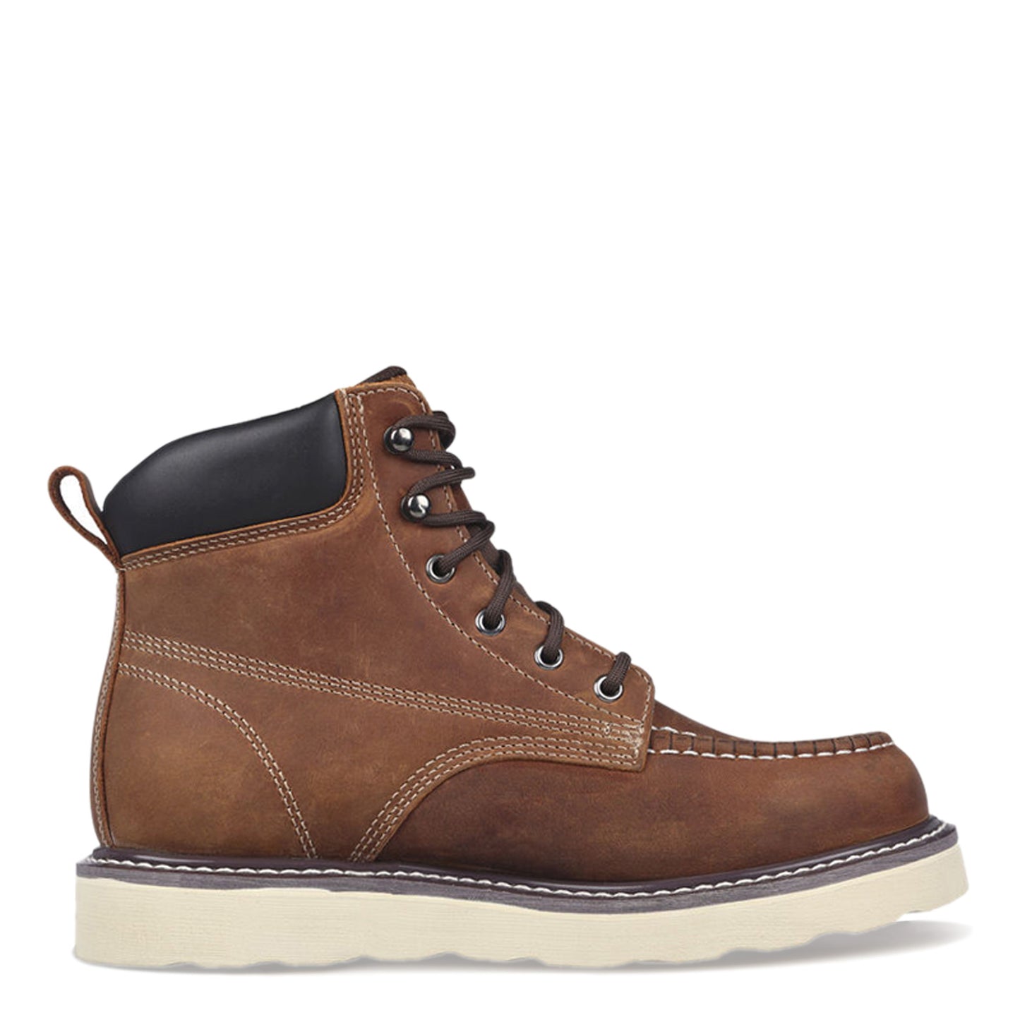 Peltz Shoes Men's Skechers Work Kadmiel - Bennot Work Boot Dark Brown 200180-CDB