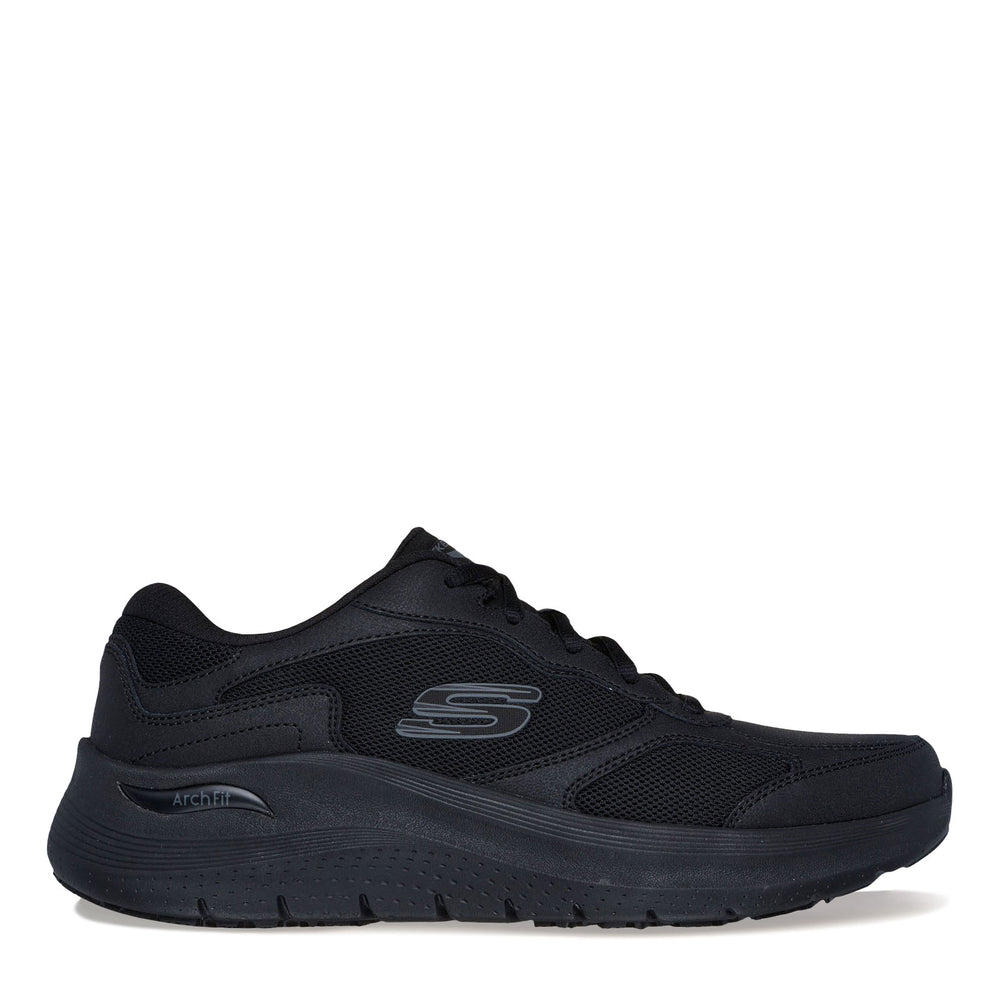 Arch Fit Skechers Black Dress Shoes Mens Men's Skechers, Work: Arch Fit  Slip Resistant Sneaker Black