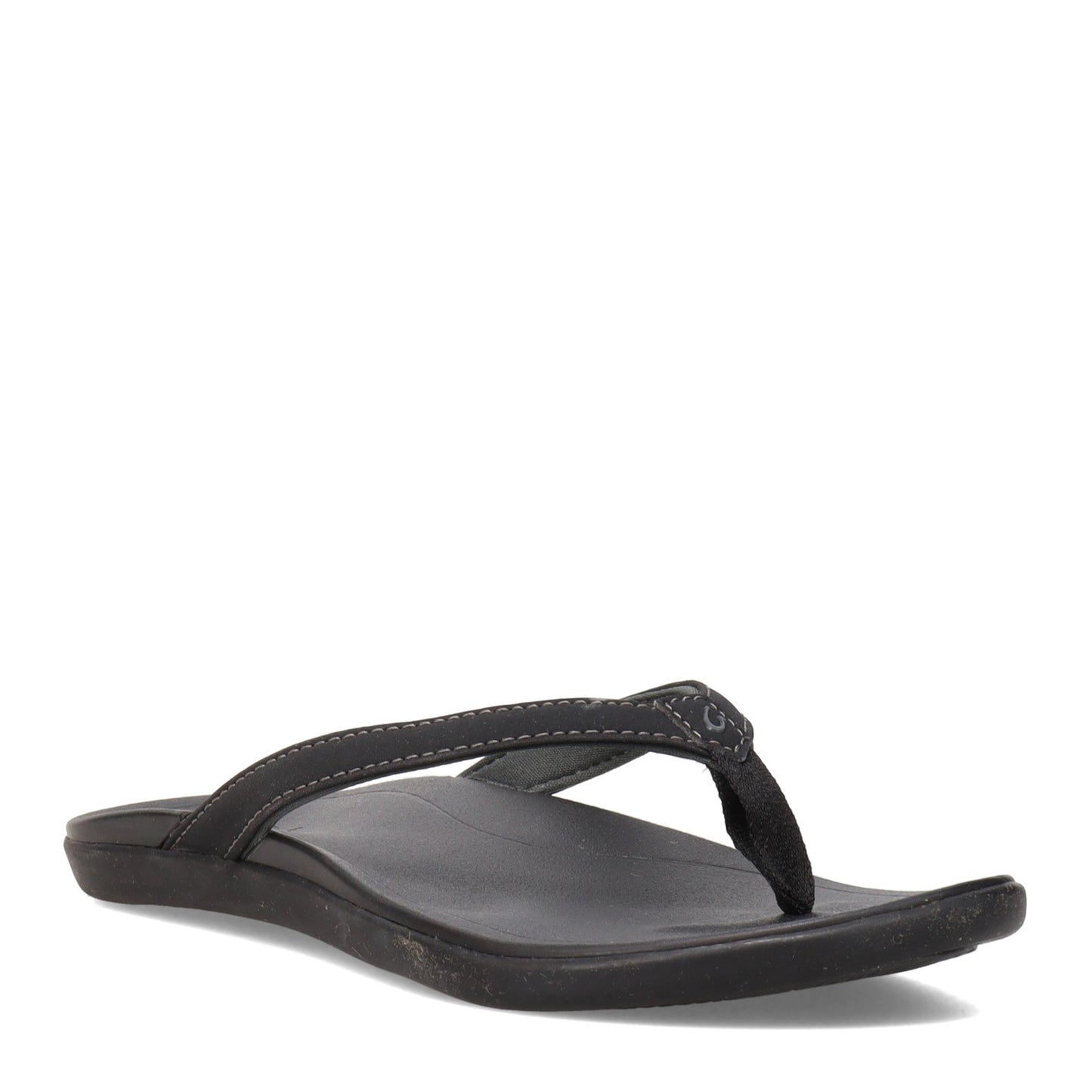 Peltz Shoes Women's OluKai Ho'opio Thong Sandal ONYX 20294-OXOX