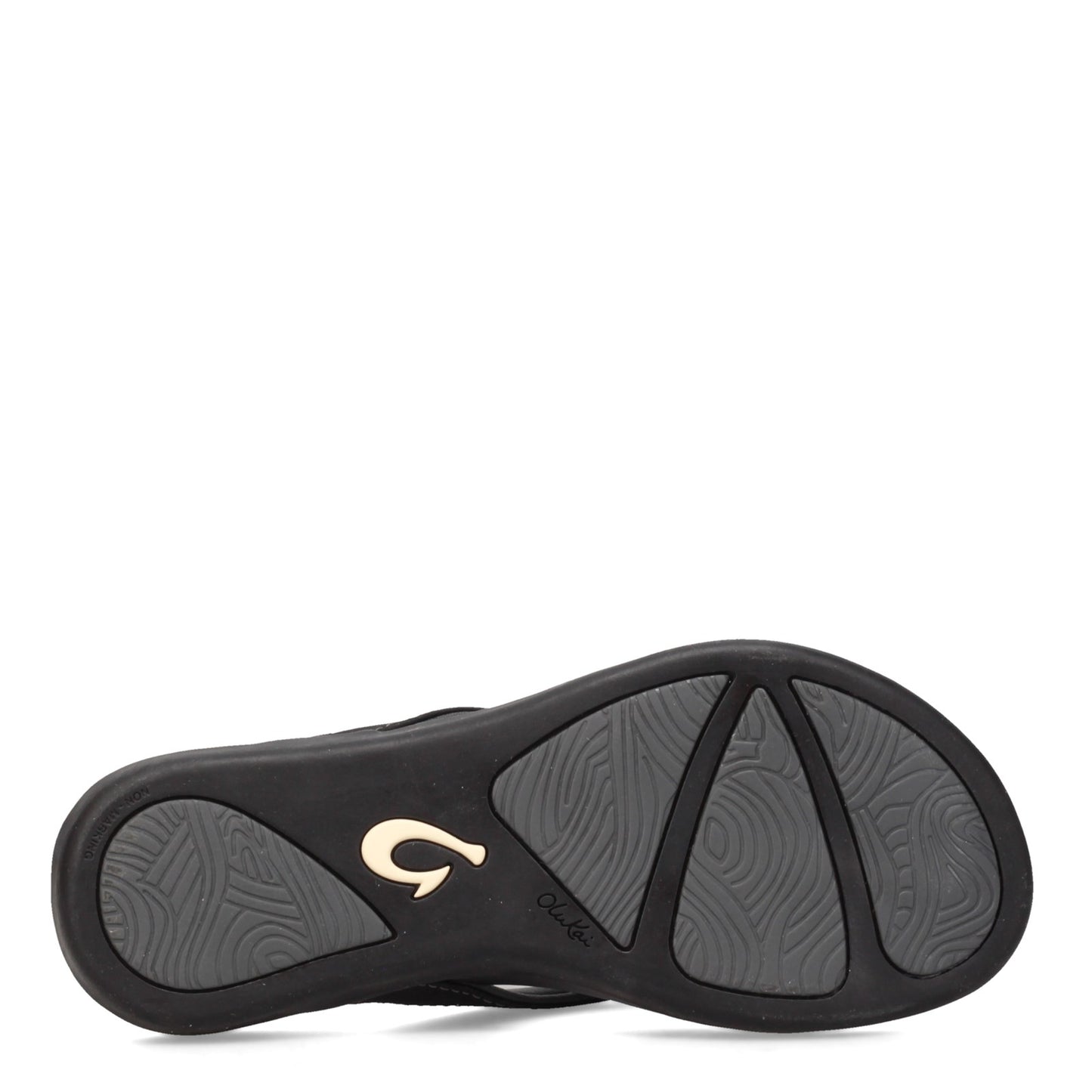 Peltz Shoes Women's OluKai Ho'opio Thong Sandal ONYX 20294-OXOX