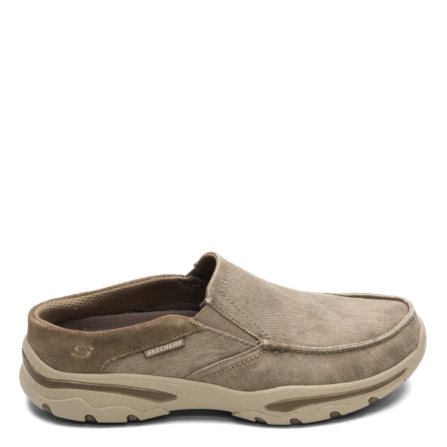 Peltz Shoes Men's Skechers Creston - Backlot Clog KHAKI 204017-KHK