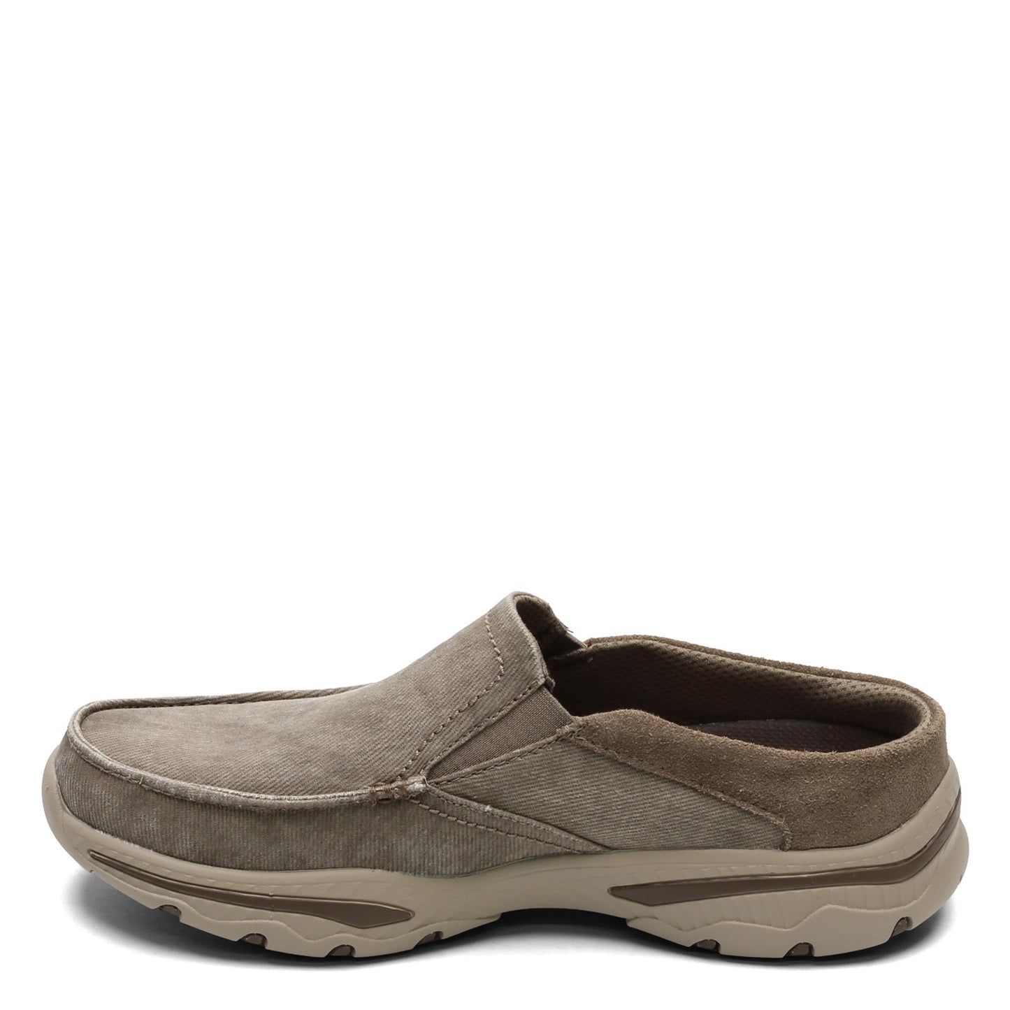 Peltz Shoes Men's Skechers Creston - Backlot Clog KHAKI 204017-KHK