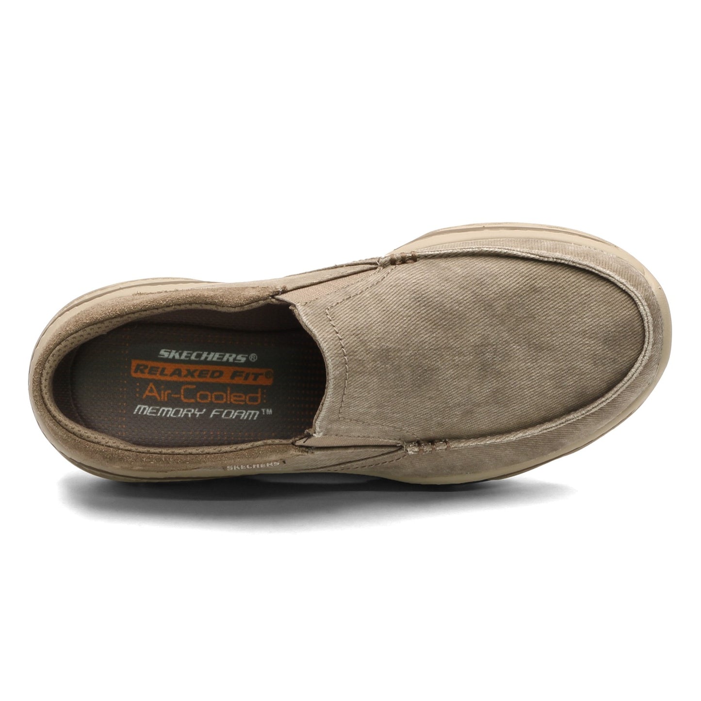 Peltz Shoes Men's Skechers Creston - Backlot Clog KHAKI 204017-KHK