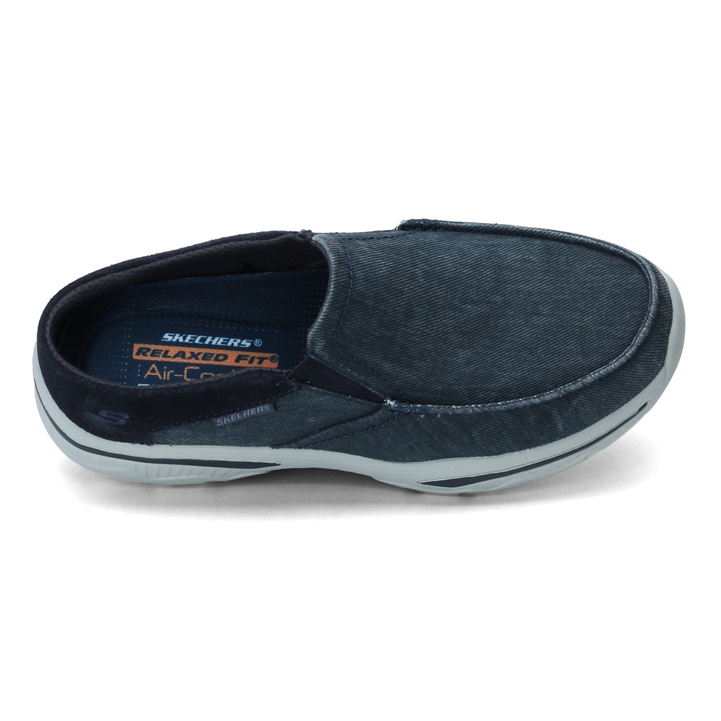 Peltz Shoes Men's Skechers Creston - Backlot Clog NAVY 204017-NVY